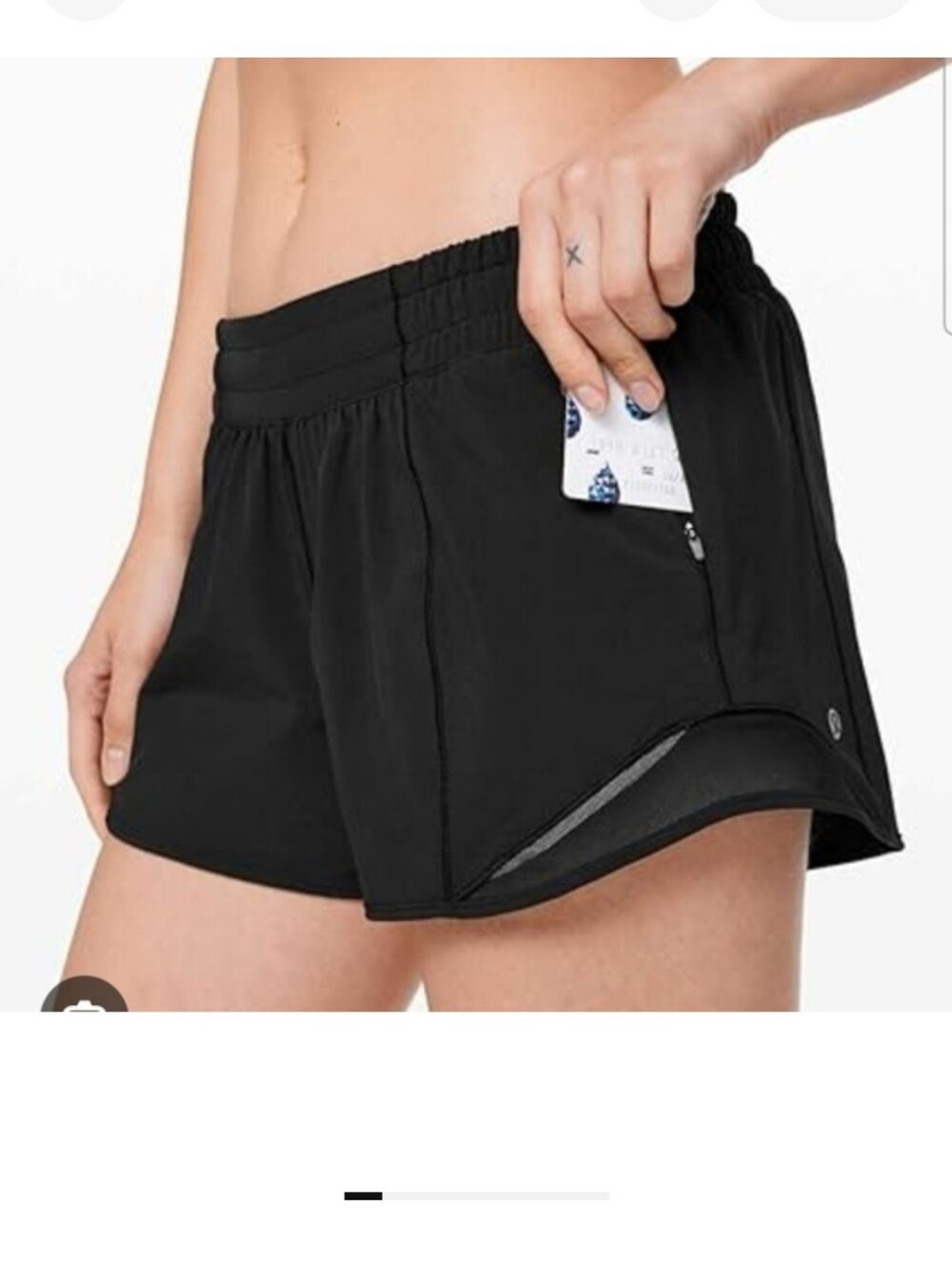 Lululemon Athletica Black Lightweight Women’s Shorts